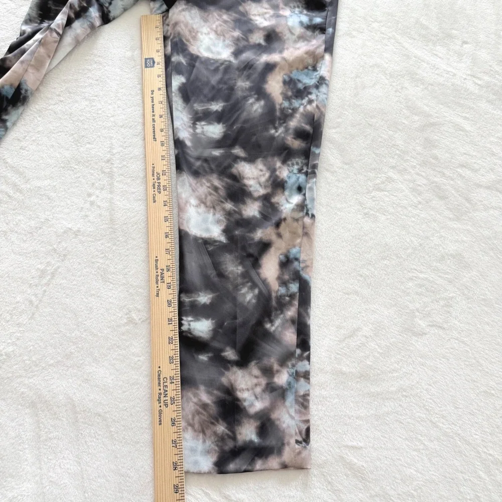 INC Slim Fit Pants Mens 32x30(28 inseam) Gray Abstract Tie Dye Stretch  Casual